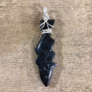 Spotted Jasper Fisherman’s Necklace Pendant